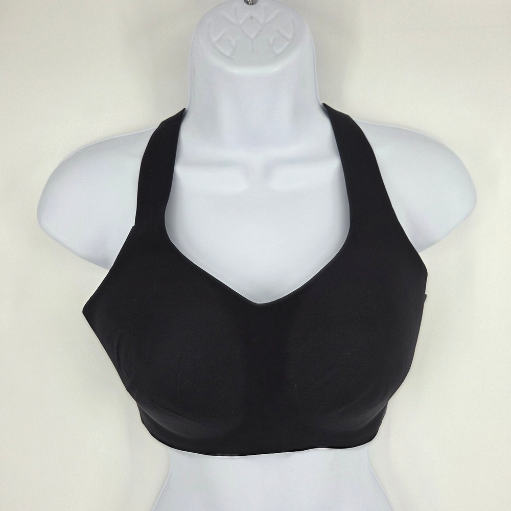 Knix Catalyst High Impact Sports Bra Black Wireless Adjustable Straps Size 3